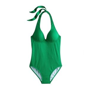 Boden Green Enhancer One Piece‎ Swimsuit 38D